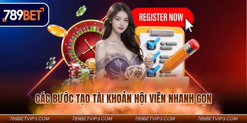 Các bước tạo tài khoản hội viên nhanh gọn